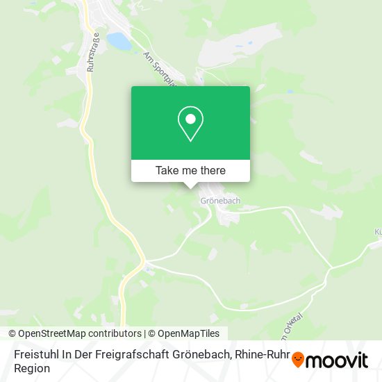 Freistuhl In Der Freigrafschaft Grönebach map