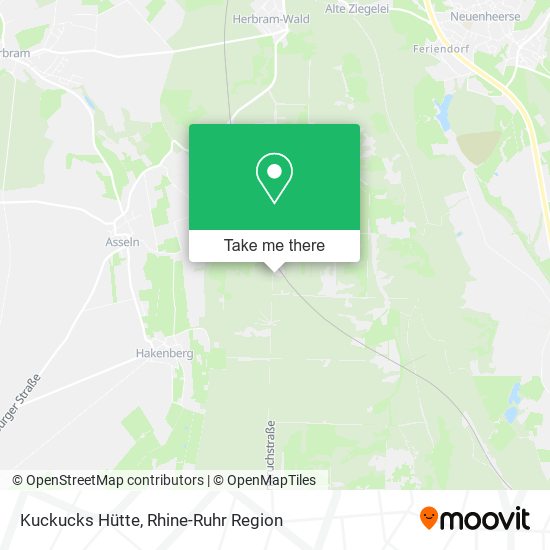 Kuckucks Hütte map