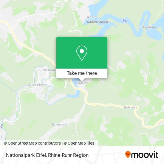 Карта Nationalpark Eifel