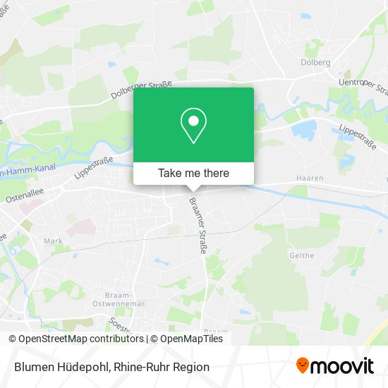 Blumen Hüdepohl map
