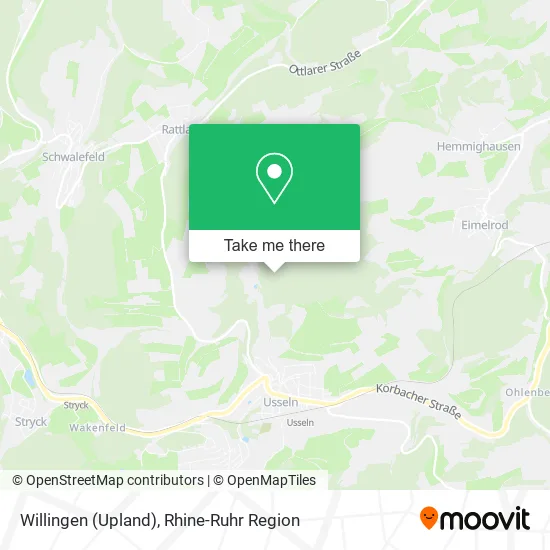 Карта Willingen (Upland)