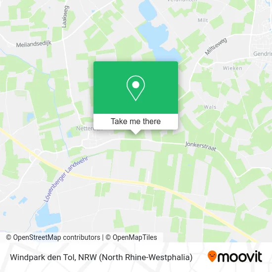 Карта Windpark den Tol