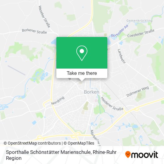 Sporthalle Schönstätter Marienschule map