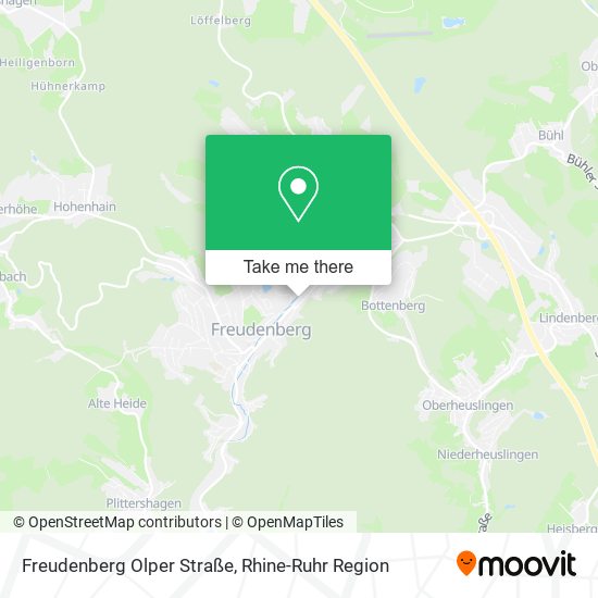 Freudenberg Olper Straße map