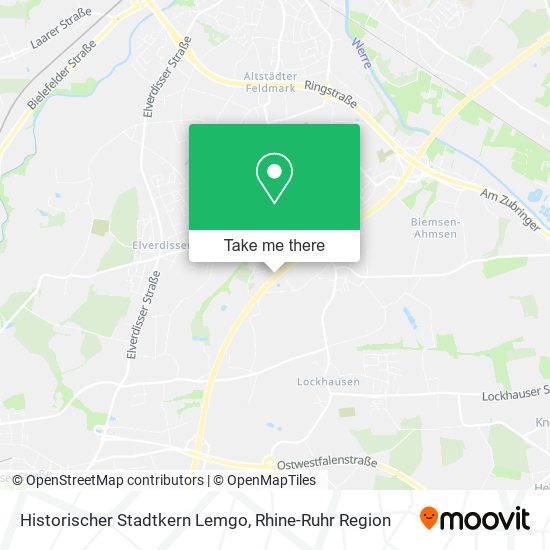 Historischer Stadtkern Lemgo map