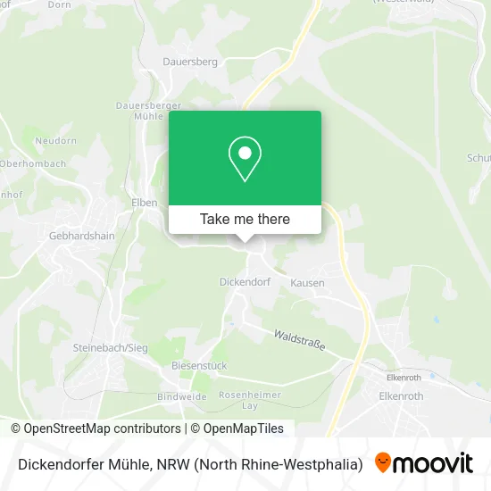 Карта Dickendorfer Mühle
