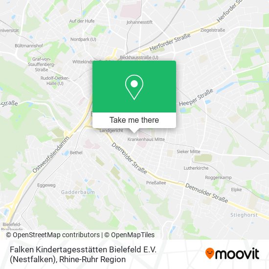 Falken Kindertagesstätten Bielefeld  E.V. (Nestfalken) map