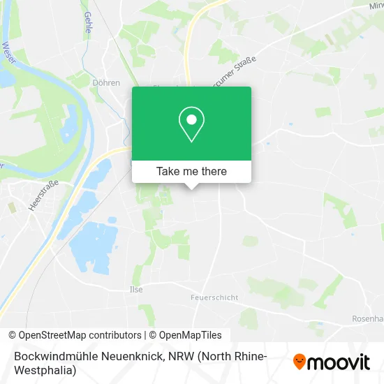 Bockwindmühle Neuenknick map