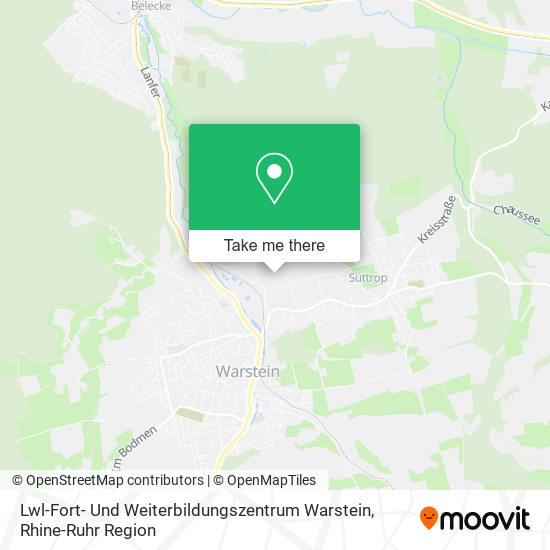 Карта Lwl-Fort- Und Weiterbildungszentrum Warstein