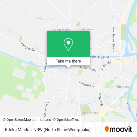 Карта Edeka Minden