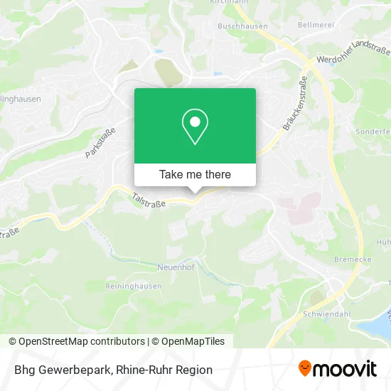 Карта Bhg Gewerbepark