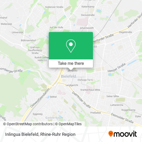 Карта Inlingua Bielefeld