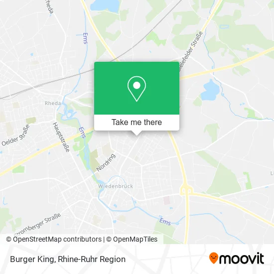 Карта Burger King