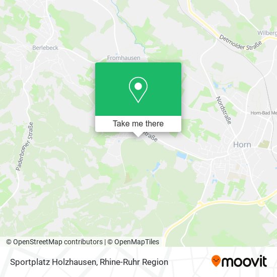 Sportplatz Holzhausen map