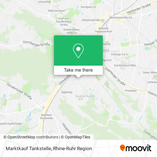 Карта Marktkauf Tankstelle