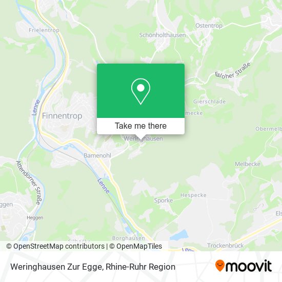 Weringhausen Zur Egge map