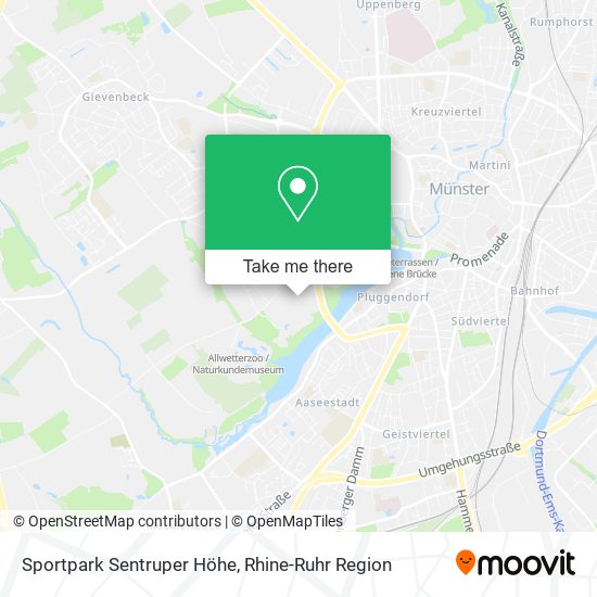 Карта Sportpark Sentruper Höhe