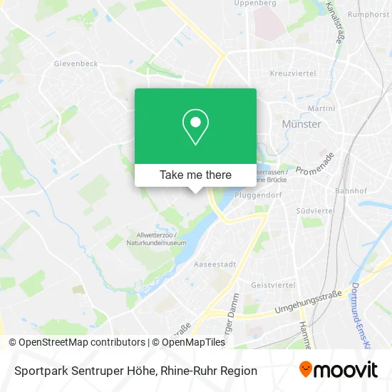 Карта Sportpark Sentruper Höhe
