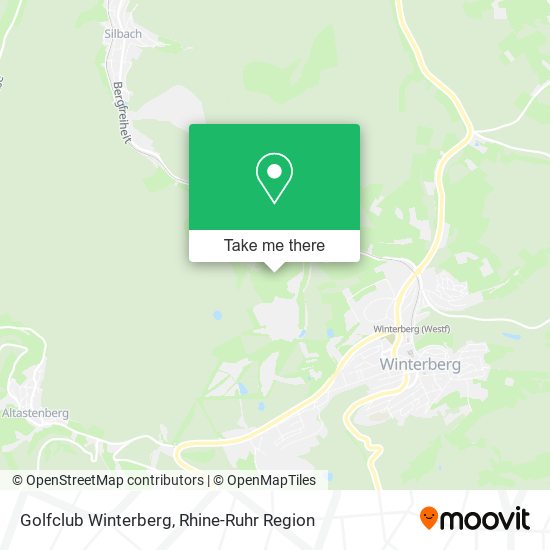 Golfclub Winterberg map