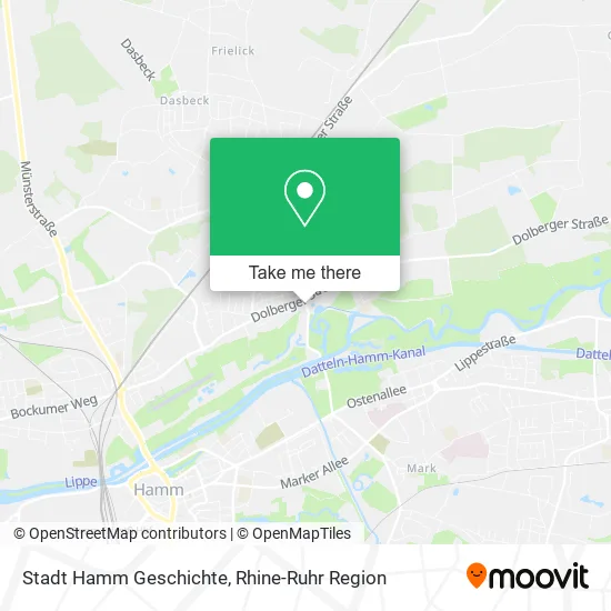 Карта Stadt Hamm Geschichte