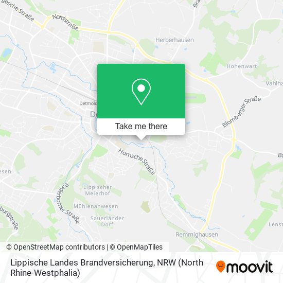 Карта Lippische Landes Brandversicherung