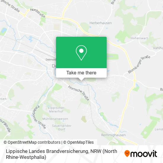 Карта Lippische Landes Brandversicherung