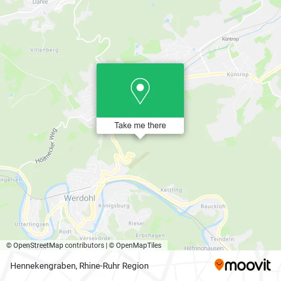 Карта Hennekengraben