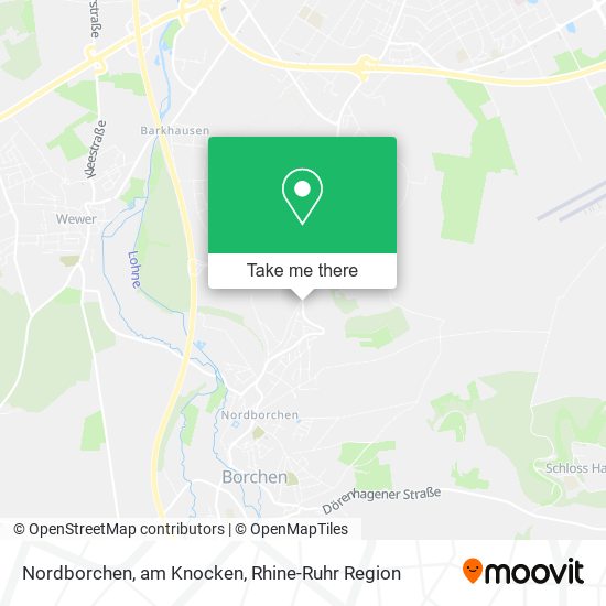 Карта Nordborchen, am Knocken