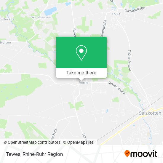 Tewes map