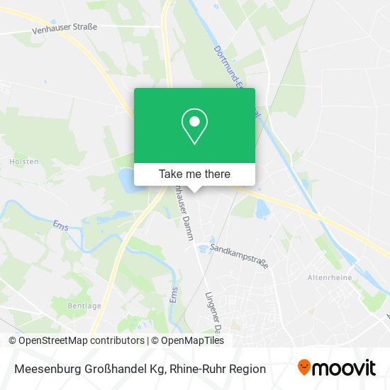 Meesenburg Großhandel Kg map