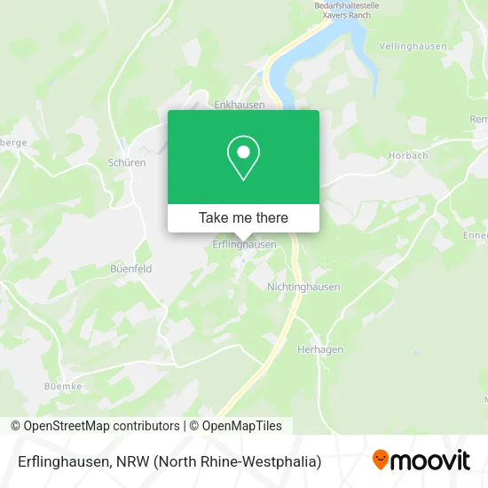 Карта Erflinghausen