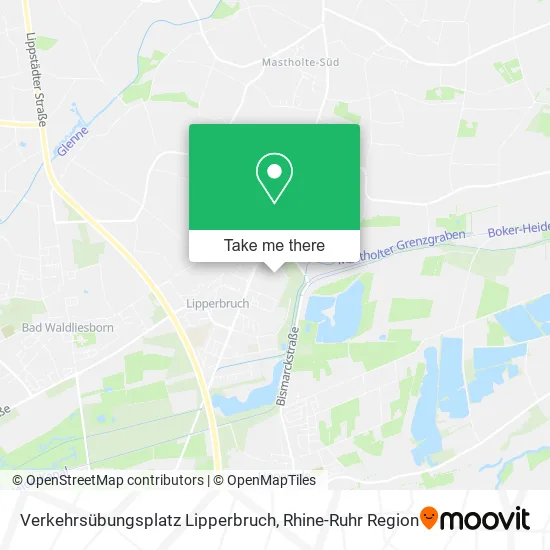 Карта Verkehrsübungsplatz Lipperbruch