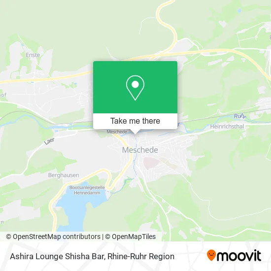 Карта Ashira Lounge Shisha Bar