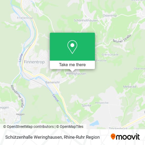 Schützenhalle Weringhausen map