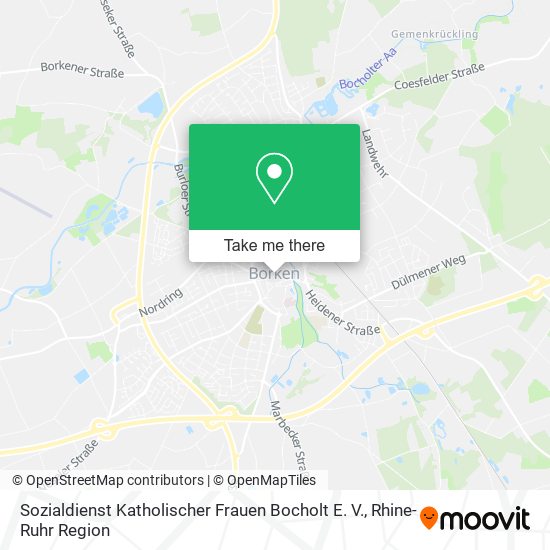 Карта Sozialdienst Katholischer Frauen Bocholt E. V.