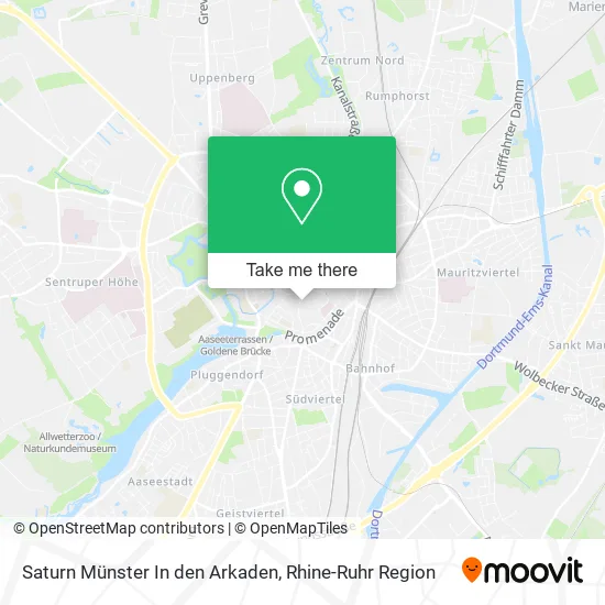 Карта Saturn Münster In den Arkaden
