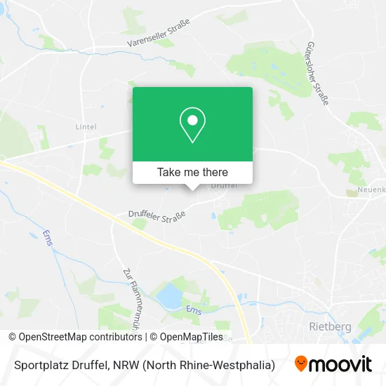 Карта Sportplatz Druffel