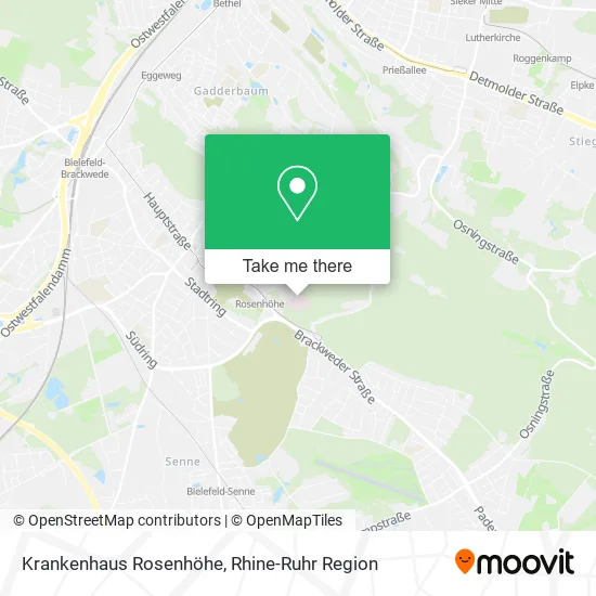 Карта Krankenhaus Rosenhöhe