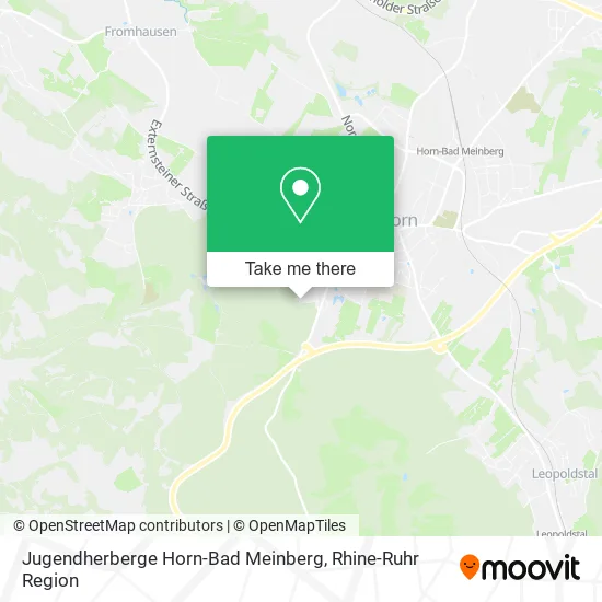 Карта Jugendherberge Horn-Bad Meinberg