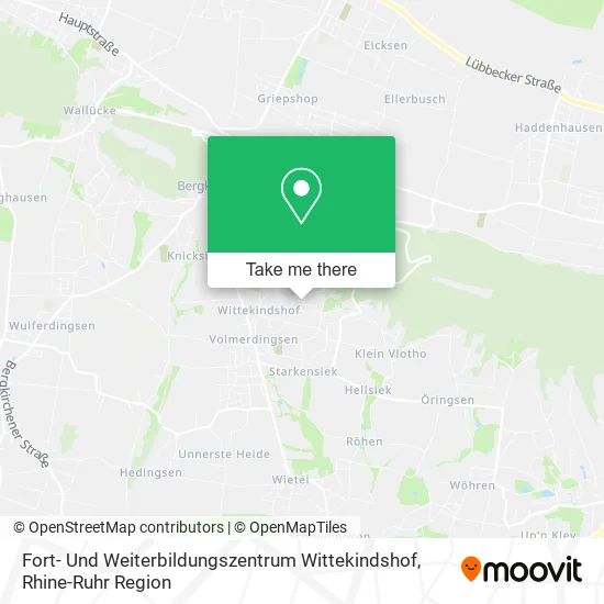 Карта Fort- Und Weiterbildungszentrum Wittekindshof