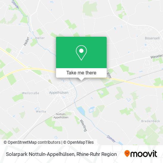 Solarpark Nottuln-Appelhülsen map