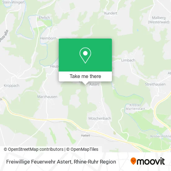 Карта Freiwillige Feuerwehr Astert