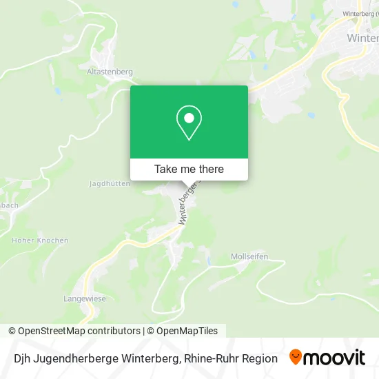 Карта Djh Jugendherberge Winterberg