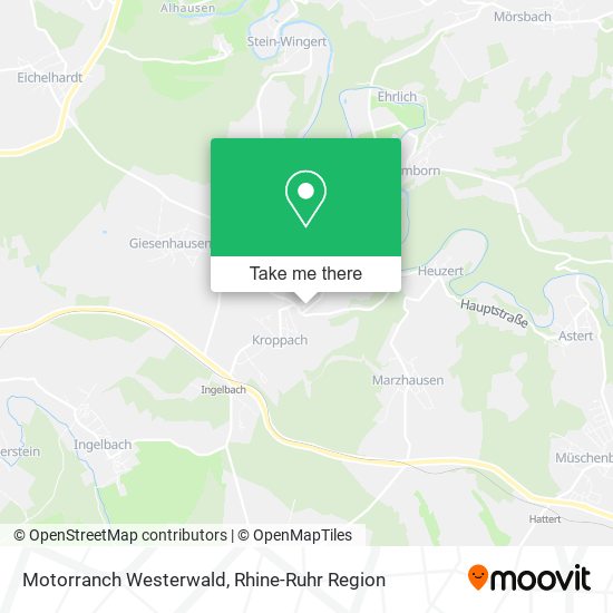 Motorranch Westerwald map
