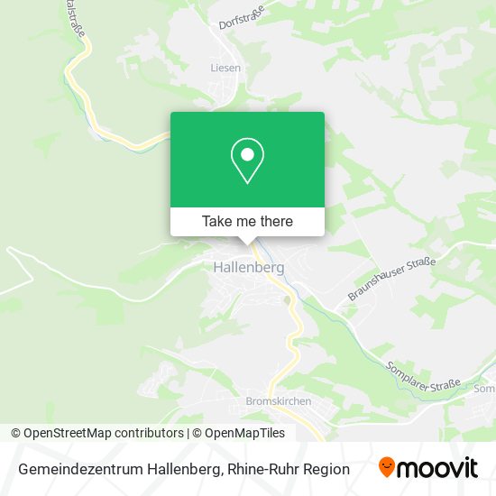 Gemeindezentrum Hallenberg map