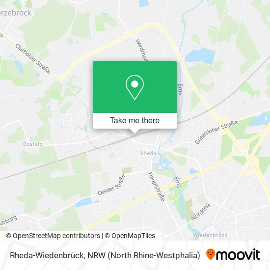 Карта Rheda-Wiedenbrück