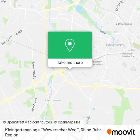 Карта Kleingartenanlage ""Wewerscher Weg""