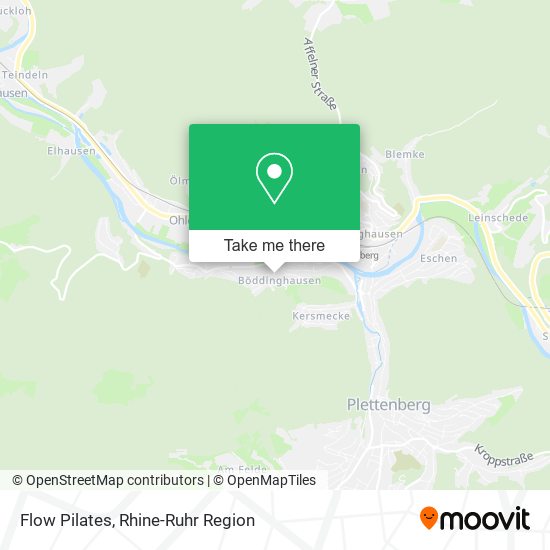 Flow Pilates map