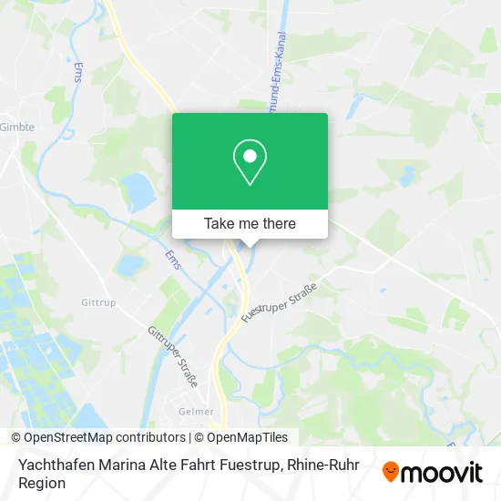 Карта Yachthafen Marina Alte Fahrt Fuestrup