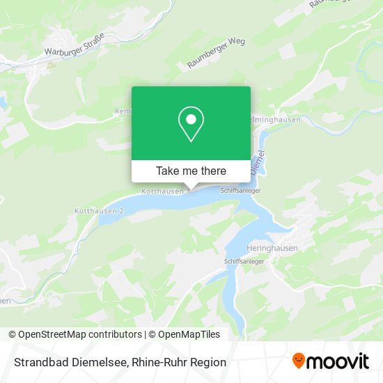 Карта Strandbad Diemelsee